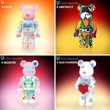 Bear Building Block, TopBlock building block,Toys,Birthday Gift,Festival gift.Building sets,Educational,Building Blocks,Trend Decoration