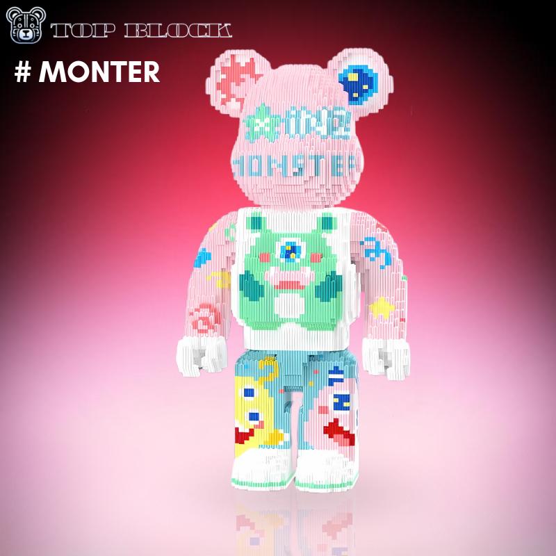 Bear Building Block,TOPBLOCK Building Block,Bear Toys,Birthday Gift,Educational,Boy,Girl,Trend Decoration,Cool Gifts