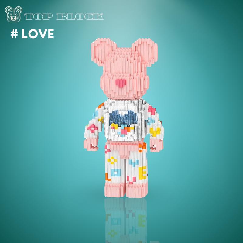 Bear Building Block,TOPBLOCK Building Block,Bear Toys,Birthday Gift,Educational,Boy,Girl,Trend Decoration,Cool Gifts