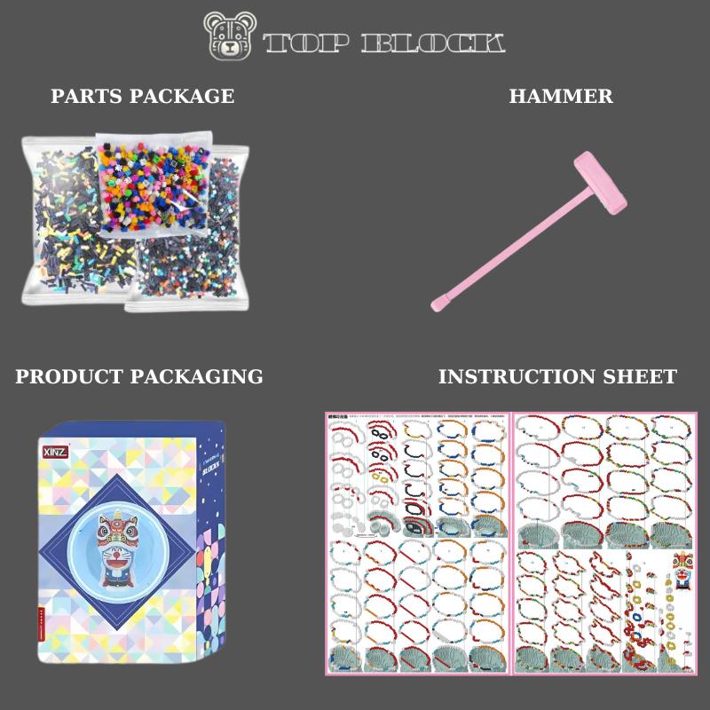 Bear Building Block,TOPBLOCK Building Block,Bear Toys,Birthday Gift,Educational,Boy,Girl,Trend Decoration,Cool Gifts