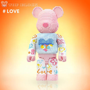 Love Bear, TOPBLOCK Bear Building Block, Bear Toys, Birthday Gift, Trend Decoration, Cool Gifts, Boy, Girl, Women's Day, Full Supporting Accessories